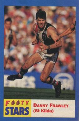 1991 AFL Footy Stars #NNO Danny Frawley Front